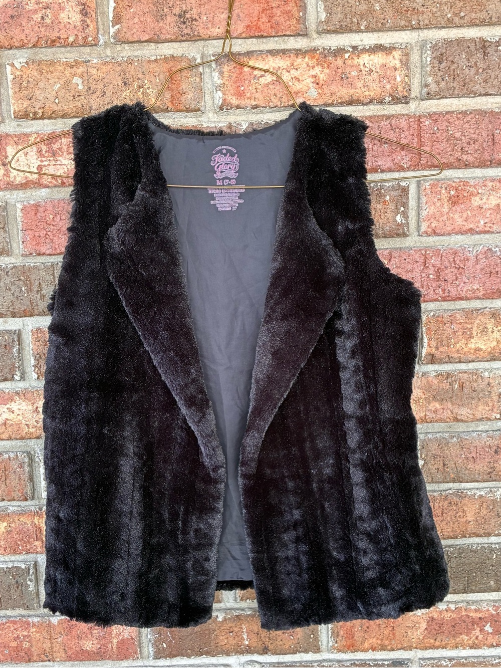 Faded Glory Fuzzy Vest